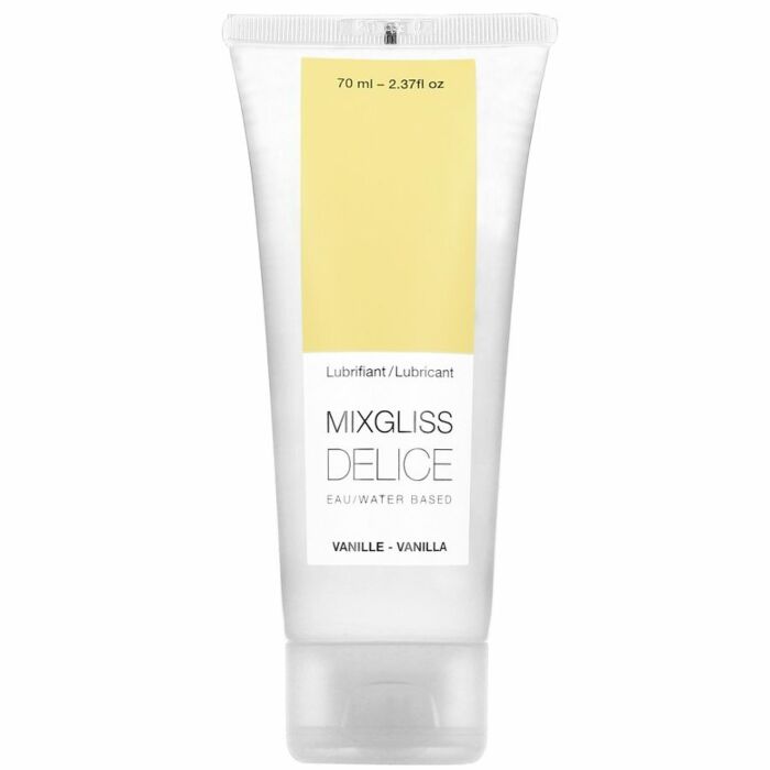 Lubrificante all'acqua 70 ml al gusto di vaniglia Mixgliss