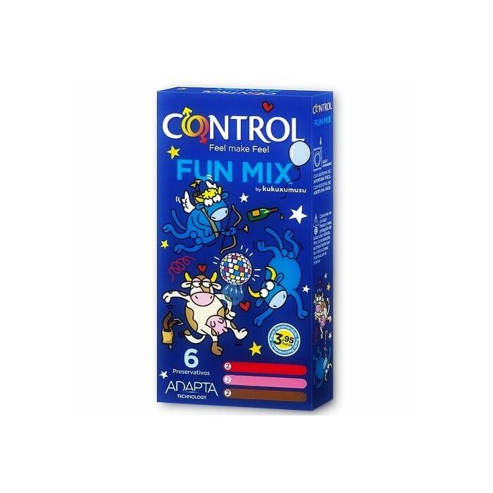 Control feel fun mix kukuxumusu 6 uds