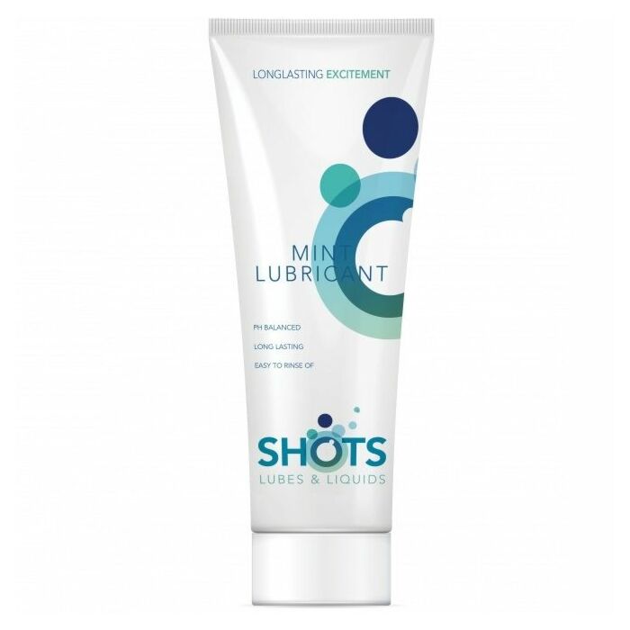 Shotslube lubrificante all'acqua a base di menta 100 ml
