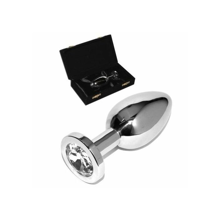 Plug anale Metalhard diamante trasparente piccolo 571 cm