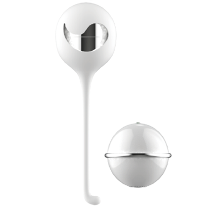 Ml creazione telecomando con sfera di ciliegio ricaricabile bianco