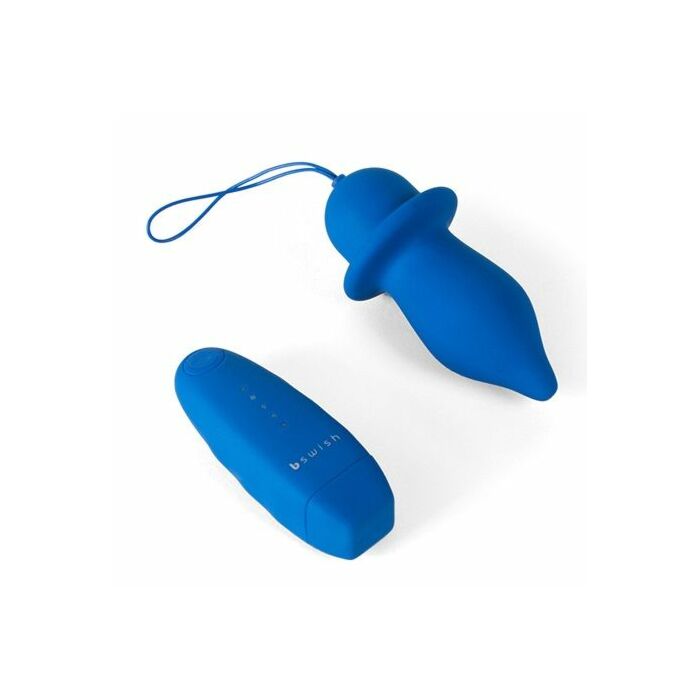 B swish bfilled classic plug anal control remoto azul
