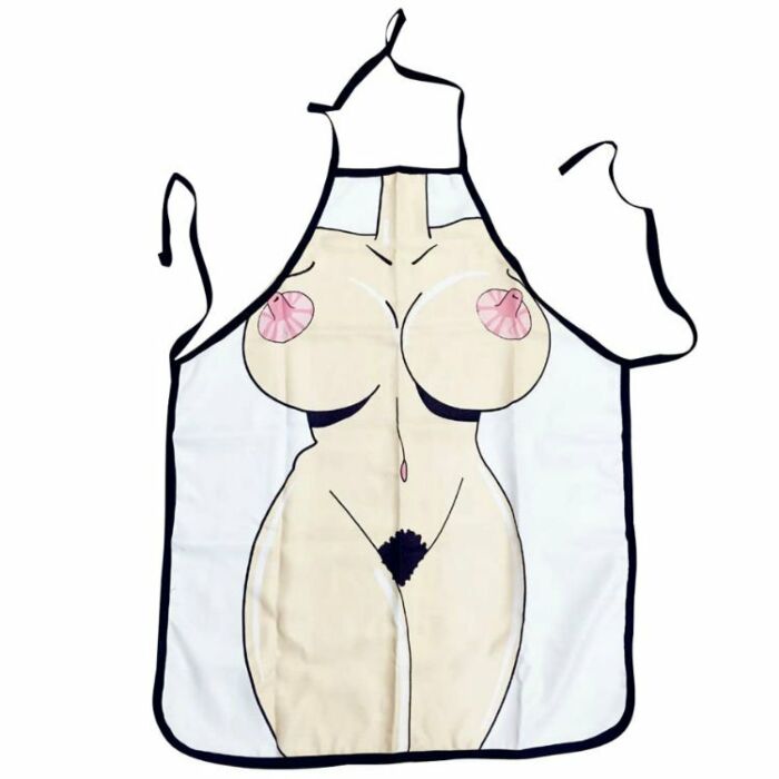 Grembiule sexy ragazza nuda