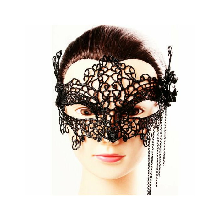 Maschera regina in pizzo uno