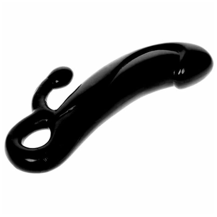 Dildo stimolatore prostatico in silicone nero