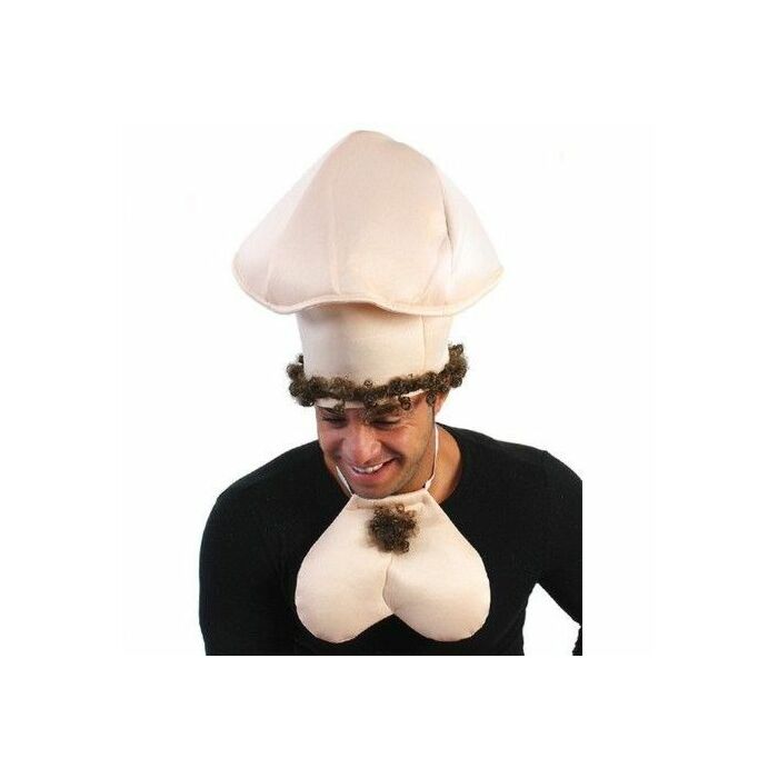 Cappello e cravatta per pene di uova