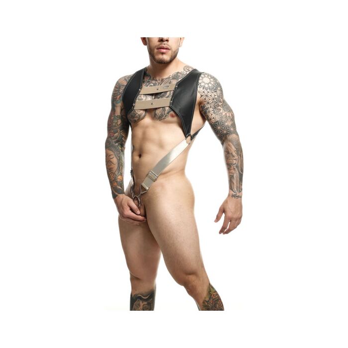 DNGEON Anello Dorato Superiore - BDSM Cockring Harness