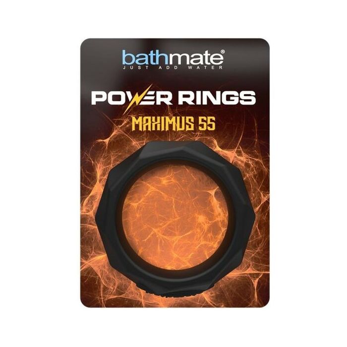 Anello fallico in morbida silicone Bathmate Power Ring Maximus 55