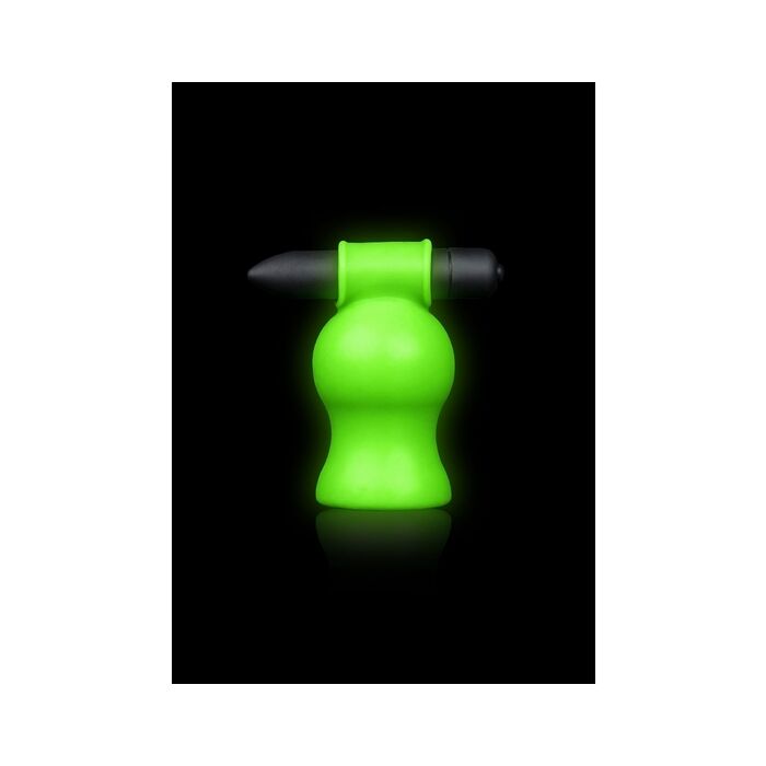 Ahi! Masturbatore con Vibrazione Fluorescente - Glow in the Dark