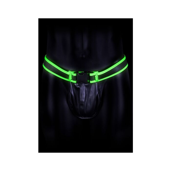 Ouch! Jockstrap con Fibbia - Brilla al Buio
