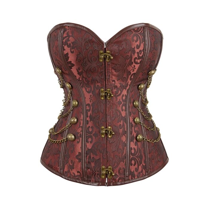 Corset Faiza Brown - Taglie Forti