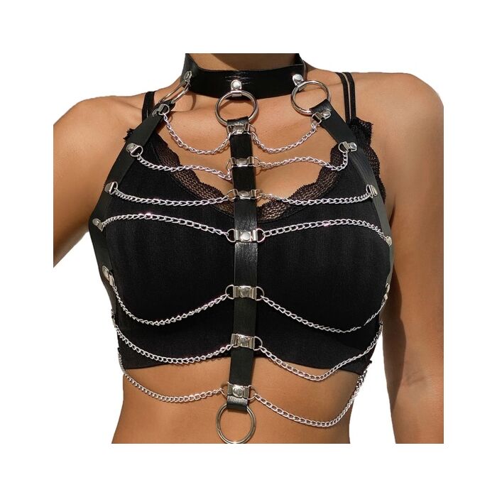Fetish Harness Catena Nera BDSM