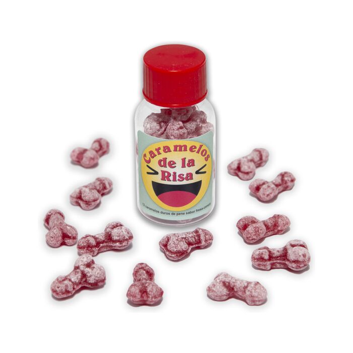 Caramella Sorriso Pene Fragola-Ciliegia
