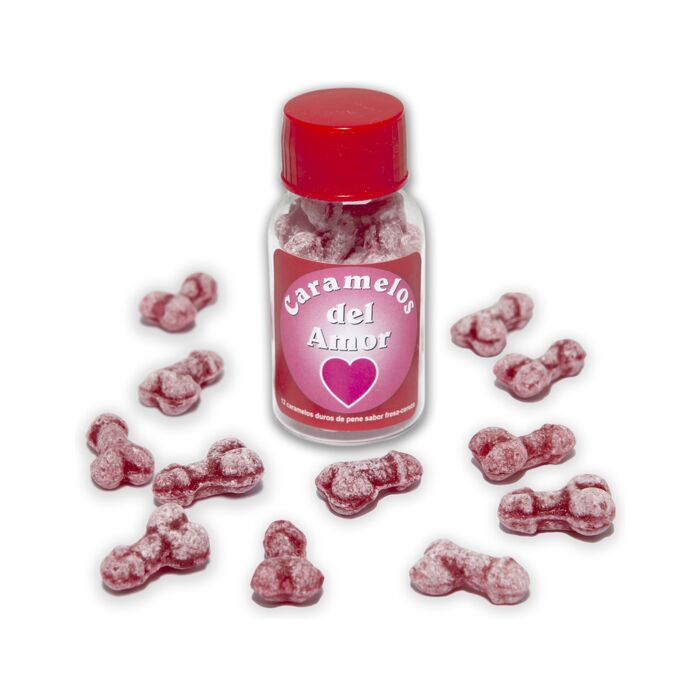 Caramella Love Pene Fragola-Ciliegia