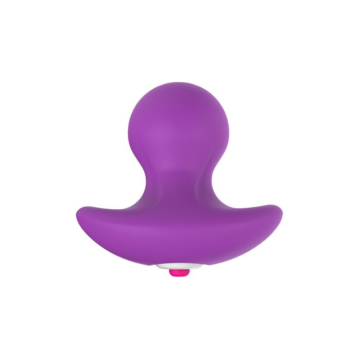 Vibrazioni di Piacere Tappo di Piacere Viola - Vibratore Plug in Silicone con 10 Modalità di Vibrazione
