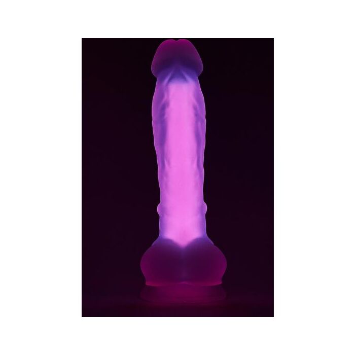 Silicone Brillante Rosa Gigante Radiante