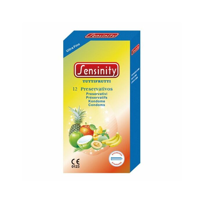 Sensinity preservativos tutti-fruti 12 uds