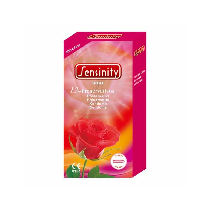 Preservativi Sensinity rosa 12 pz
