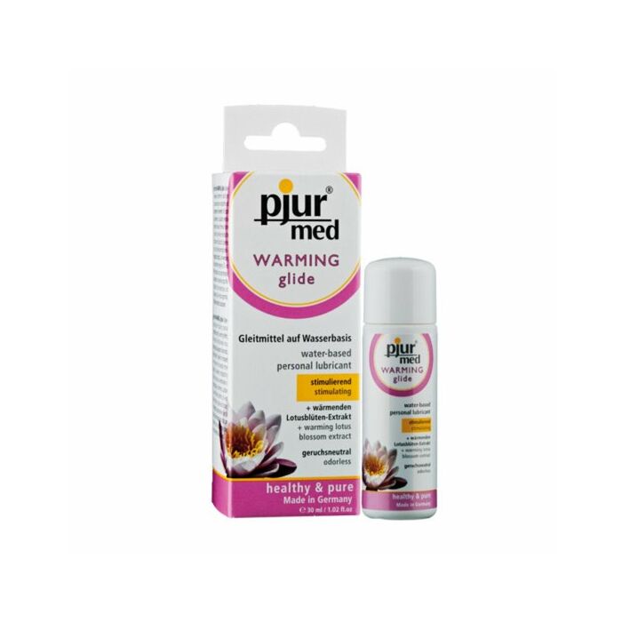 Pjur med warming a base di acqua lubrificante calore 30 ml