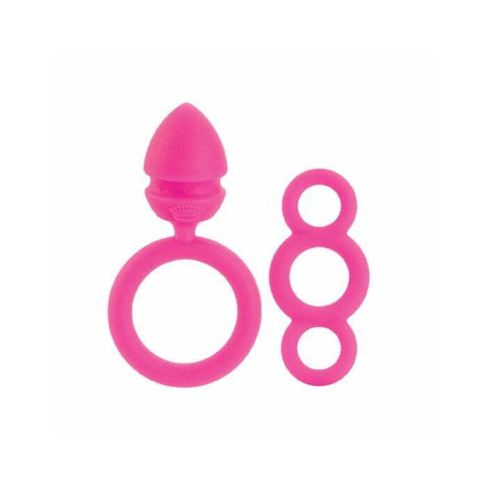 Anello del pene Touche con vibratore rosa
