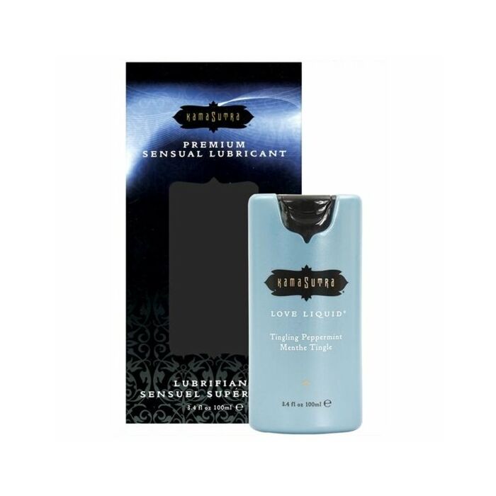 Il lubrificante Kamasutra ama l'effetto di freschezza della menta liquida