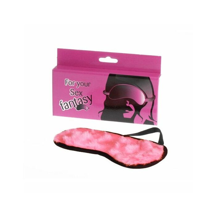 Maschera di peluche rosa