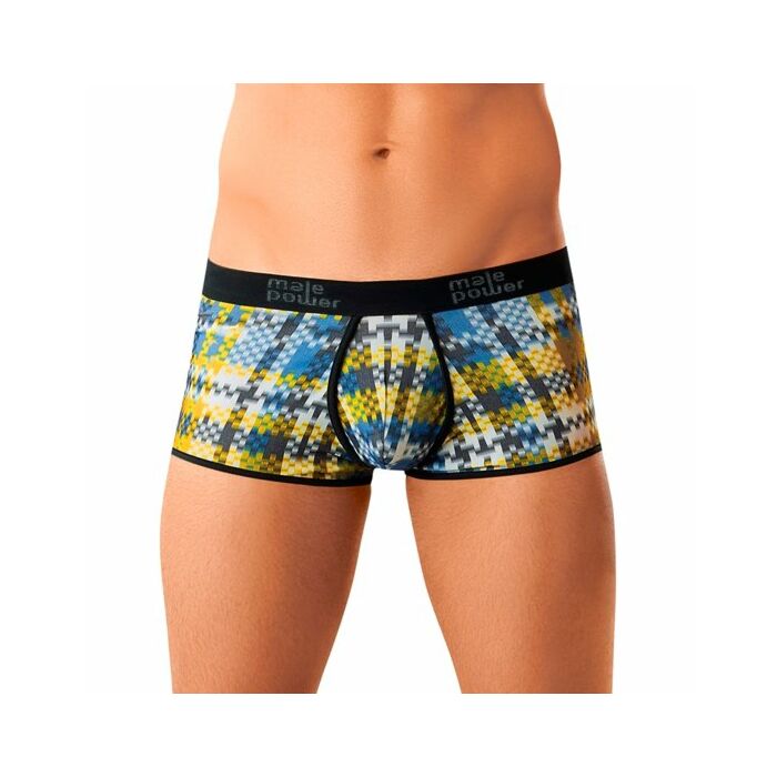 Stampa digitale blu potenziatore boxer power maschio