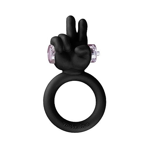Make love ring 100 in silicone morbido nero