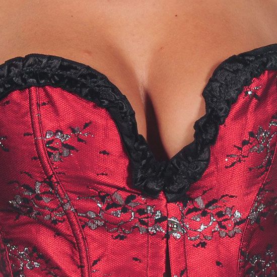 Corsetto driada rosso