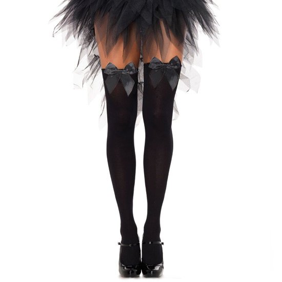 Calze Fiocco Nero Plus