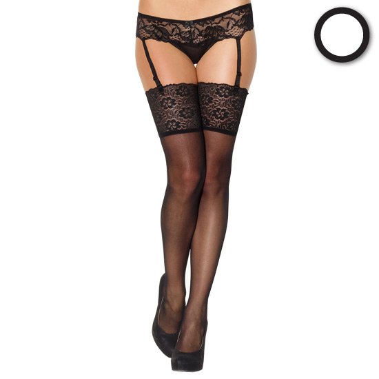 Baciami, sentimi calze bianche autoadesive