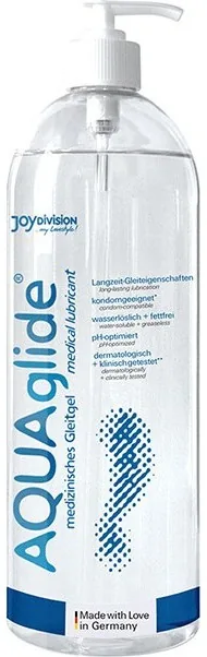 Flacone da un litro di Aquaglide con dosatore